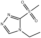 4-Ethyl-3-(Methylsulfonyl)-4H-1,2,4-Triazole 구조식 이미지