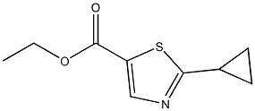 Ethyl 2-cyclopropylthiazole-5-carboxylate Structure