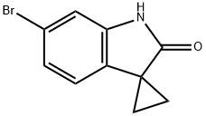 6'-Bromo-1'H-spiro[cyclopropane-1,3'-indole]-2'-one Structure