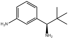 (R)-3-(1-amino-2,2-dimethylpropyl)aniline 구조식 이미지