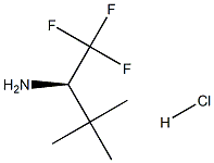 (2R)-1,1,1-trifluoro-3,3-dimethylbutan-2-amine:hydrochloride Structure