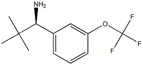 (1R)-2,2-DIMETHYL-1-[3-(TRIFLUOROMETHOXY)PHENYL]PROPYLAMINE 구조식 이미지