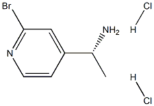 (R)-1-(2-Bromopyridin-4-yl)ethanamine dihydrochloride 구조식 이미지