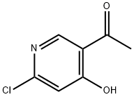 1-(6-Chloro-4-hydroxy-pyridin-3-yl)-ethanone Structure
