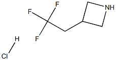 3-(2,2,2-trifluoroethyl)azetidine hydrochloride Structure