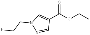 1-(2-Fluoro-ethyl)-1H-pyrazole-4-carboxylic acid ethyl ester Structure