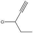 3-chloropent-1-yne 구조식 이미지