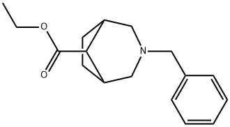 ethyl 3-benzyl-3-azabicyclo[3.2.1]octane-8-carboxylate 구조식 이미지