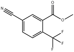 methyl 5-cyano-2-(trifluoromethyl)benzoate 구조식 이미지