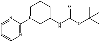 Tert-Butyl (1-(Pyrimidin-2-Yl)Piperidin-3-Yl)Carbamate Structure