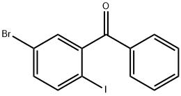 (5-Bromophenyl)-(2-Iodophenyl)methanone Structure
