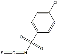 Benzenesulfonyl isothiocyanate, 4-chloro- Structure