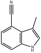 3-methyl-1H-indole-4-carbonitrile 구조식 이미지