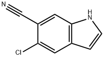 5-chloro-1h-indole-6-carbonitrile 구조식 이미지