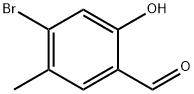 4-bromo-2-hydroxy-5-methylbenzaldehyde Structure