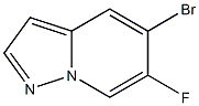 5-bromo-6-fluoropyrazolo[1,5-a]pyridine Structure