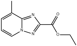 8-Methyl-[1,2,4]triazolo[1,5-a]pyridine-2-carboxylicacidethylester Structure