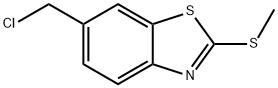 6-(Chloromethyl)-2-(methylthio)benzothiazole Structure