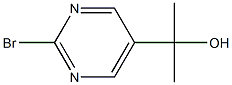 2-(2-bromopyrimidin-5-yl)propan-2-ol 구조식 이미지