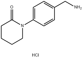 1-[4-(Aminomethyl)phenyl]piperidin-2-onehydrochloride Structure