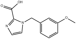 1-[(3-Methoxyphenyl)methyl]-1H-imidazole-2-carboxylic acid Structure