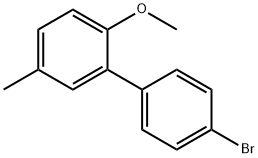 4-BROMO-2-METHOXY-5-METHYL-1,1-BIPHENYL 구조식 이미지