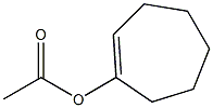 1-Cyclohepten-1-ol, acetate 구조식 이미지