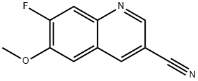 7-fluoro-6-methoxyquinoline-3-carbonitrile Structure