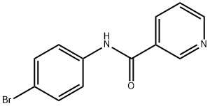 3-Pyridinecarboxamide,N-(4-bromophenyl)- Structure