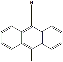 9-Anthracenecarbonitrile, 10-methyl- Structure