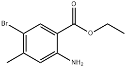 2-Amino-5-bromo-4-methyl-benzoic acid ethyl ester 구조식 이미지