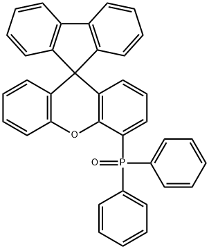 Diphenylspiro[9H-fluorene-9,9'-[9H]xanthen]-4'-ylphosphine oxide Structure