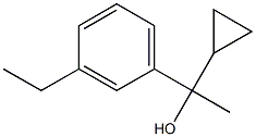 1-cyclopropyl-1-(3-ethylphenyl)ethanol 구조식 이미지