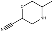 5-methylmorpholine-2-carbonitrile 구조식 이미지