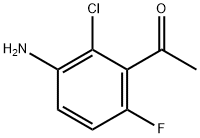 1-(3-Amino-2-chloro-6-fluoro-phenyl)-ethanone Structure