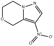3-nitro-6,7-dihydro-4H-pyrazolo[5,1-c][1,4]oxazine Structure