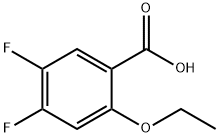 2-Ethoxy-4,5-difluorobenzoic acid Structure