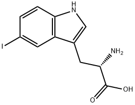 2-AMINO-3-(5-IODO-1H-INDOL-3-YL)PROPANOIC ACID Structure