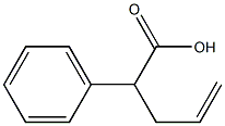 2-phenylpent-4-enoic acid Structure