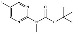 tert-butyl (5-iodopyrimidin-2-yl)(methyl)carbamate Structure
