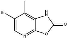 6-Bromo-7-methyl-1H-oxazolo[5,4-b]pyridin-2-one Structure