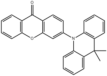 3-(9,9-dimethylacridin-10(9H )-yl)-9H -xanthen-9-one Structure