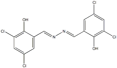 2,2'-[1,2-hydrazinediylidenedi(methylylidene)]bis(4,6-dichlorophenol) Structure