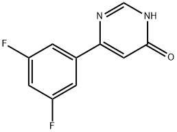 6-(3,5-Difluoro-phenyl)-pyrimidin-4-ol 구조식 이미지