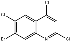 7-bromo-2,4,6-trichloroquinoline 구조식 이미지