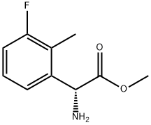 METHYL(2R)-2-AMINO-2-(3-FLUORO-2-METHYLPHENYL)ACETATE Structure