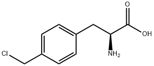 (S)-2-amino-3-(4-(chloromethyl)phenyl)propanoic acid 구조식 이미지