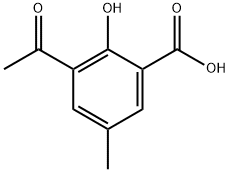 3-Acetyl-2-hydroxy-5-methyl-benzoic acid Structure