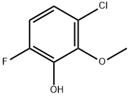 3-Chloro-6-fluoro-2-methoxyphenol Structure