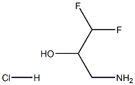 3-amino-1,1-difluoropropan-2-ol hydrochloride Structure